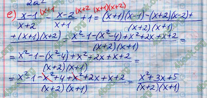 ГДЗ Алгебра 8 клас сторінка 108 (е)